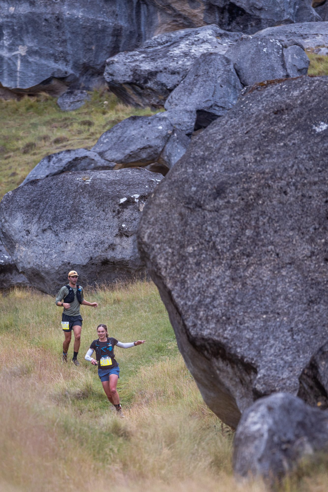 Towering outcrops